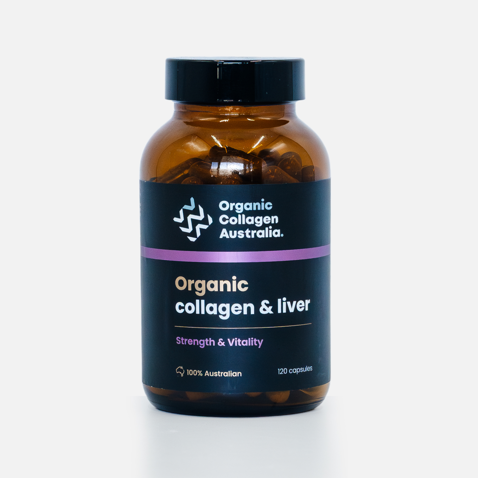 Organic Collagen with Liver (120 capsules)