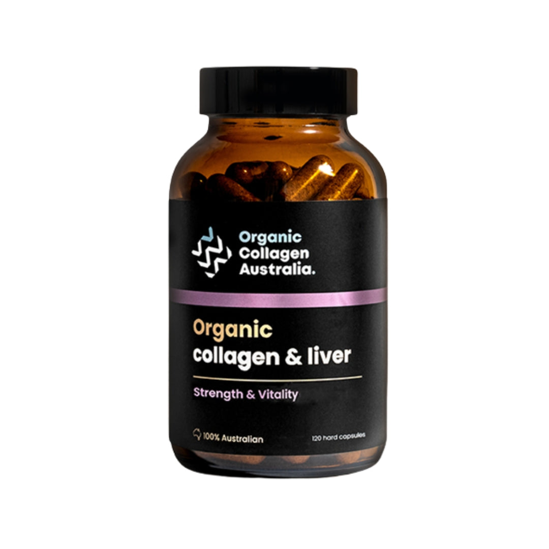Organic Collagen with Liver (120 capsules)