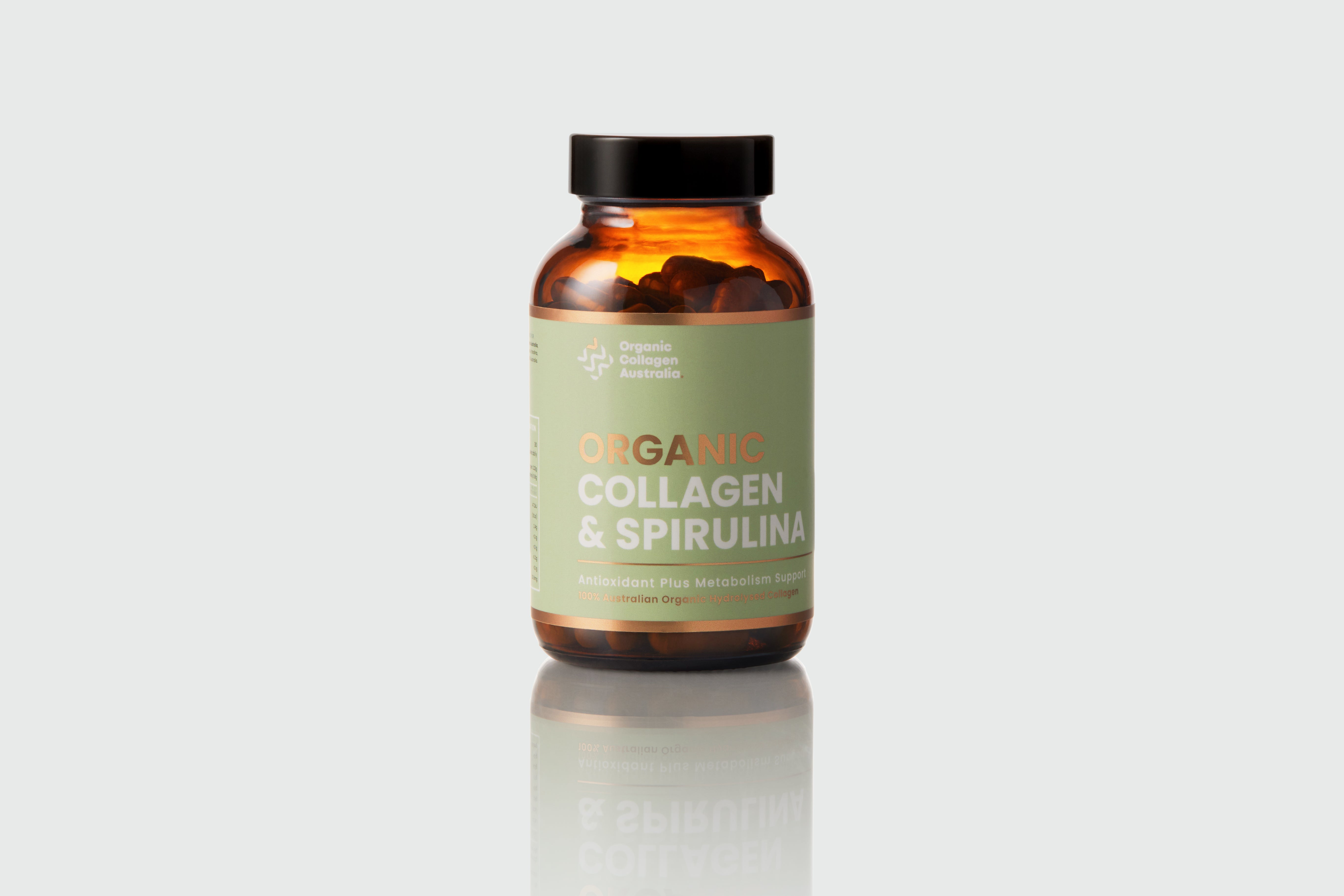 Organic Collagen & Spirulina 120 Capsules